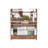 Wall Mounted Desk Folding Wall Table Floating Desk Space Saving Wall Desk with Storage Shelf-1842655263