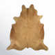 Charlize Hand Curated Cowhide Contemporary Natural Solid Beige 24 Area Rug
