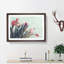 Bunch Of Pink Tulips Painting - Single Picture Frame Print on MDF-56632728-56632729