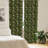 Sage Panel Curtain, Spring Inspired Ornaments Butterflies Little Blossoms Swirled Leaves Vintage, Lightweight Window Treatment Living Room Bedroom Decor, Yellow Black Green Semi-Sheer Rod Pocket Curtain Panels-45075383