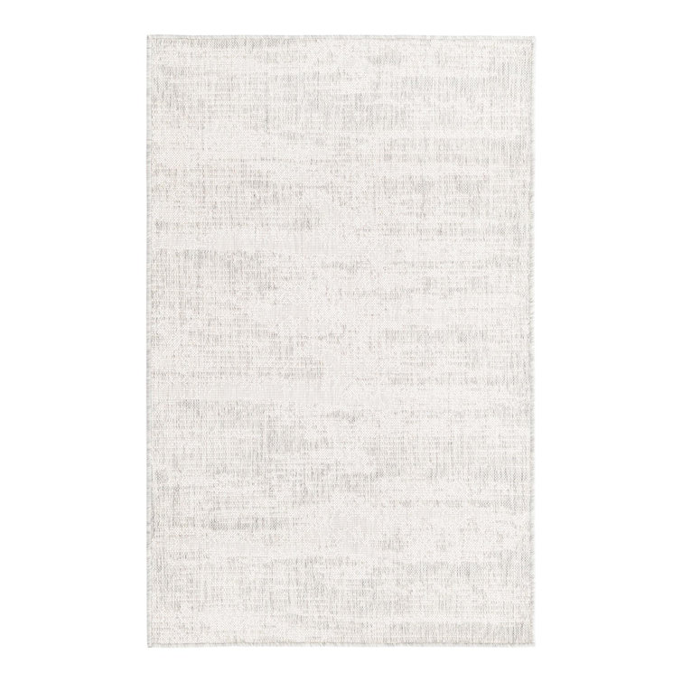 Bruss Gray Indoor/Outdoor Modern Rug