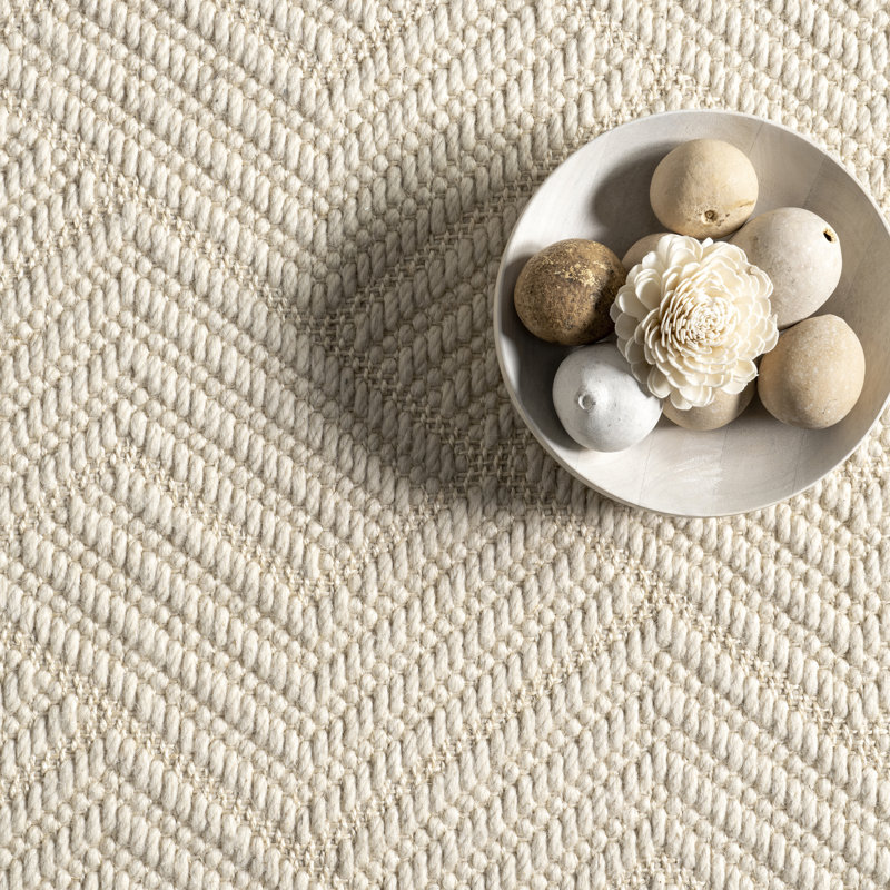 Natural Textured Suzanne Area Rug, Rectangle 8'6" x 11'6"