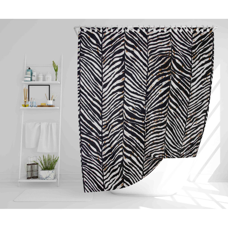 Skogh Polyester Shower Curtain, 168cm H x 168cm W