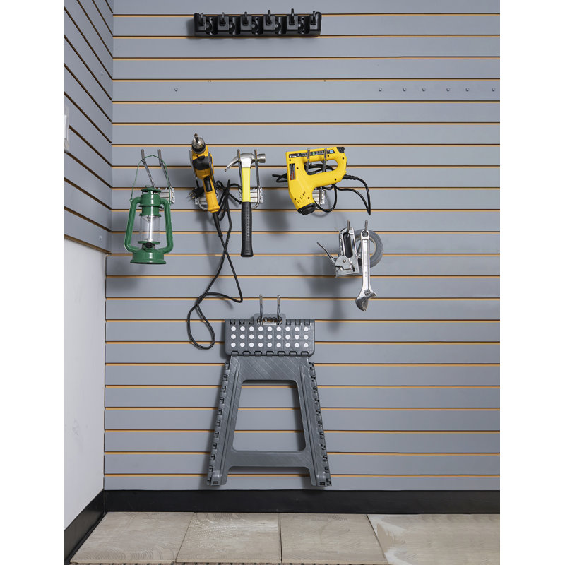 1 - Step Plastic Lightweight Folding Step Stool