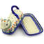 Spring Flowers Stoneware Butter Dish