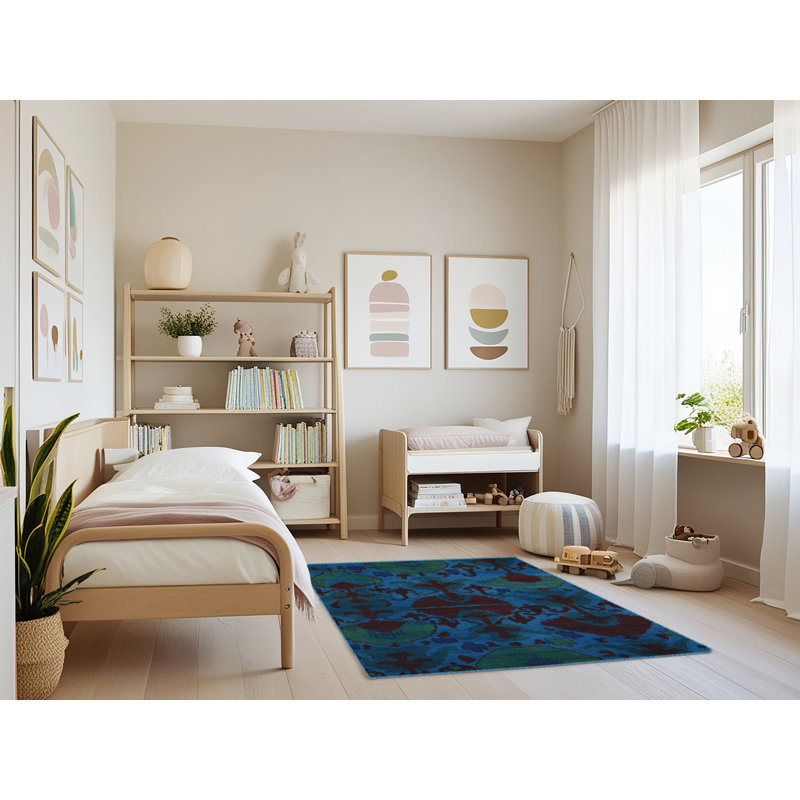 Tapis abstrait moderne 5413, Rectangle 4 pi x 6 pi