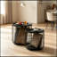 Tables basses rondes avec plateau amovible