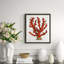 Red Coral Illustration V Giclee Print