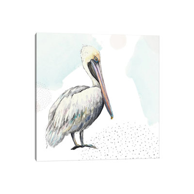 Pelican 1 Piece Wrapped Canvas Painting