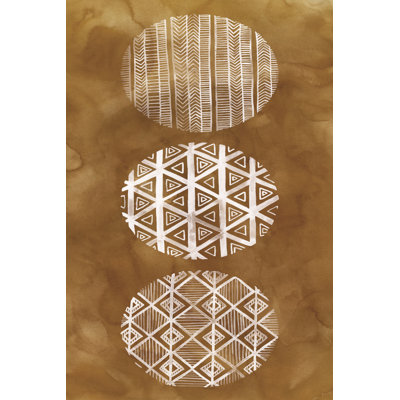 Tribal Pattern I 1 Piece Wrapped Canvas Painting