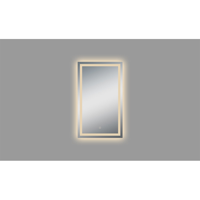 Quiles Flat Wall Mirror, 40" x 23.5"