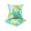 Ensemble de 2 coussins d'extérieur imperméables et résistants à la décoloration de 18 po x 18 po, coussins décoratifs à feuilles tropicales pour meubles de jardin et de bord de piscine