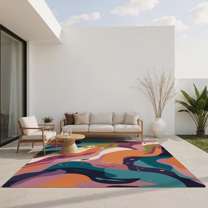 Tapis intérieur et extérieur Prism Arc, Rectangle 9 pi x 12 pi