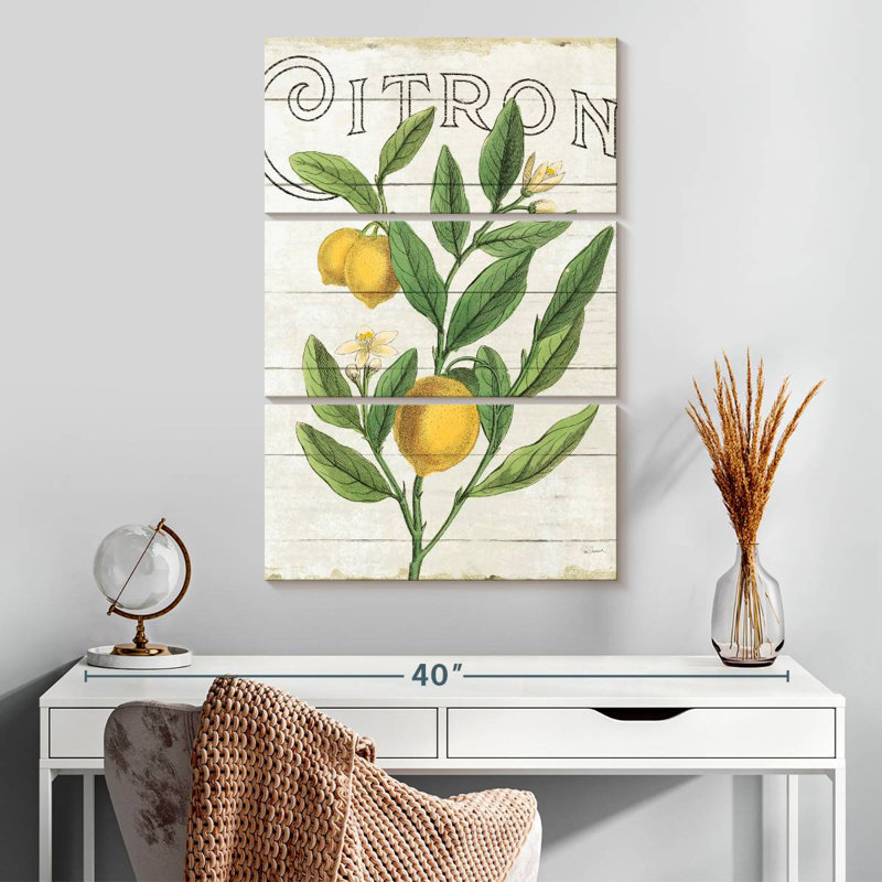 Yarlin Classic Citrus I Shiplap, H 32 po x l 20 po