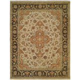 Athina Wool Oriental Area Rug in Beige/Brown