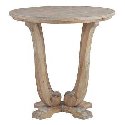 Britt Fir Wood End Table, Natural