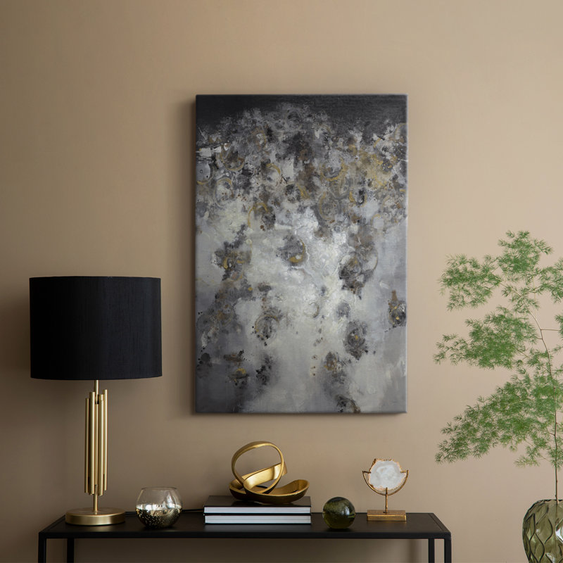 Pluie de météorites - galerie Cavas sur mesure, H 18 po x l 12 po