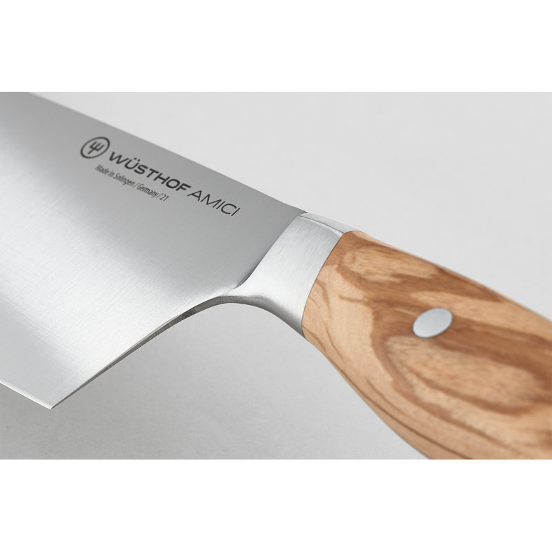 Amici Hollow Edge 6.69" Santoku Knife