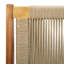 Wood, Rope Medium Ergonomic Outdoor Bench Rectangular-1254256711