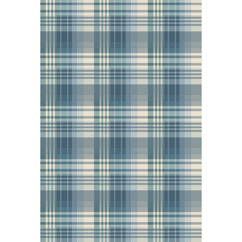 32.82' L x 20.47" W Wallpaper Roll, Teal