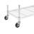 Miriam 38.62" Stainless Steel Kitchen Island and with Locking Wheels