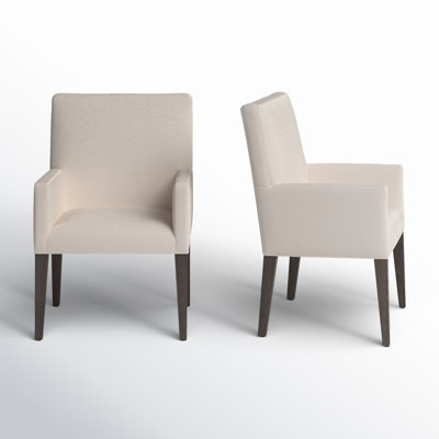 Chaise avec accoudoirs rembourrée Meria