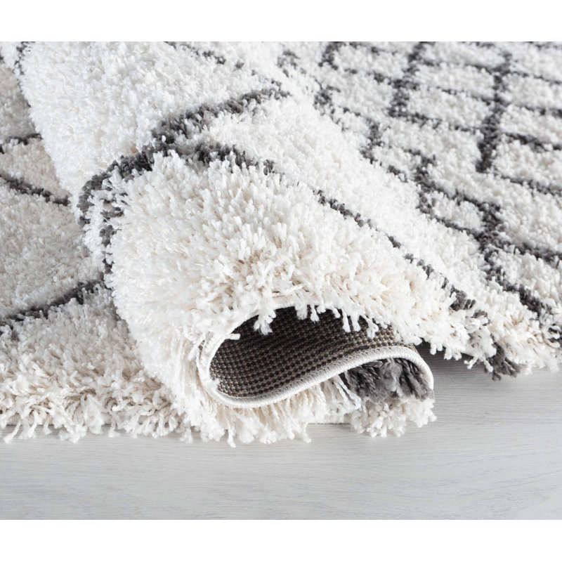 Tingley Geometric Shag Area Rug, Rectangle 200cm x 290cm