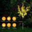 Low Voltage Solar Flower Lights Halloween Decorations Outdoor Waterproof LED Garden Stake Light