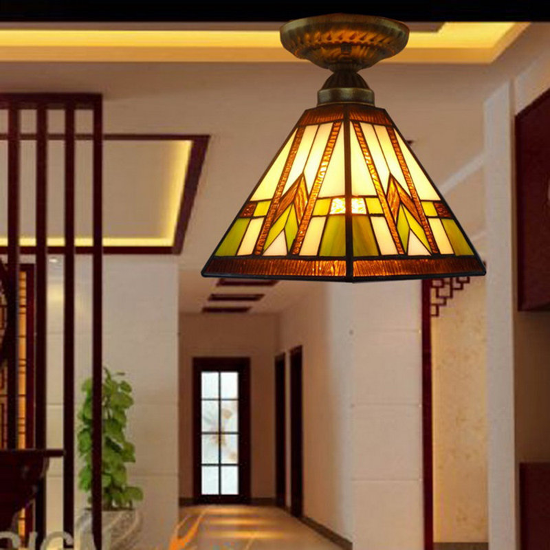Graeme Glass Semi Flush Mount
