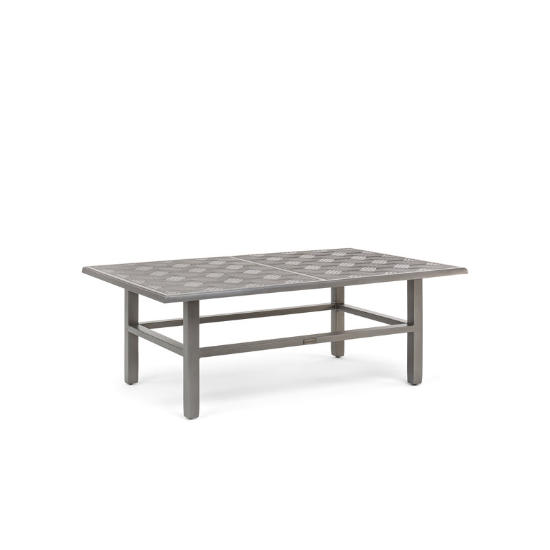 Merge Tables Outdoor Coffee Table, Weathered Teak