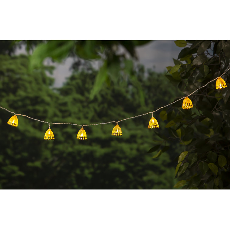 Mercer41 Glema Outdoor 10 - Bulb 65'' Battery Powered Novelty String ...