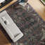 Lamani Wool Oriental Area Rug in Black/Red/Beige/Green