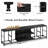70-inch Tv Stand With Led Lighting, Charging Station & 8-drawer Storage – Modern Multi-functional Media Console For Living Room & Bedroom					-2128772777