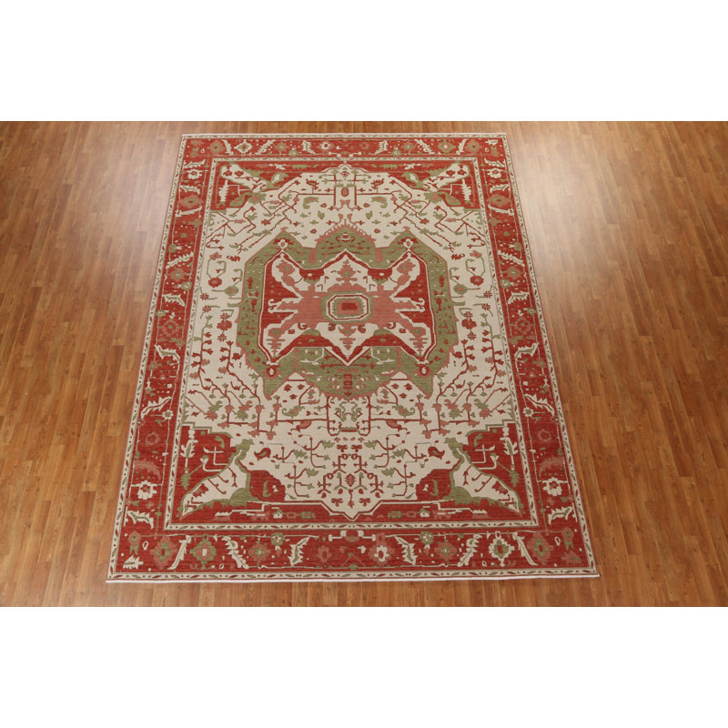 One-of-a-Kind 9' X 11'9" New Age Wool Area Rug in