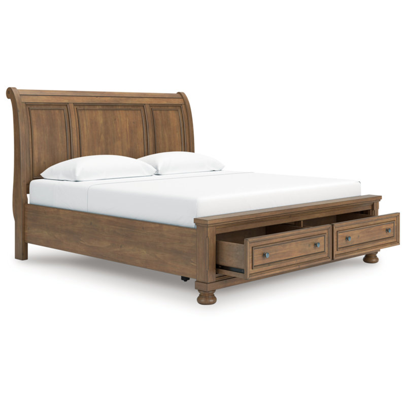 Jayde King Storage Sleigh Bed, King
