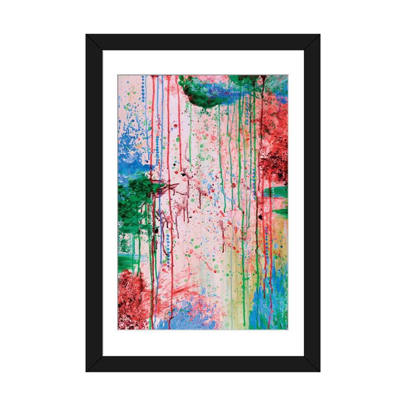 «Cry Me a River» par Julia di Sano, reproduction d'art sur toile tendue, H 24 po x l 16 po x P 1 po, Blanc