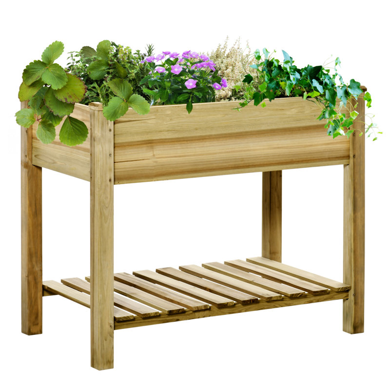 Lit de jardin surélevé 36 po x 20 po x 30 po Outsunny