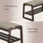  Solid Wood Shoe Bench with Cushion, 2-Tier Entryway Storage Bench-1470296802-1462566187