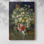 Bouquet de fleurs dans un vase - toile tendue par Vincent Van Gogh-2081152944