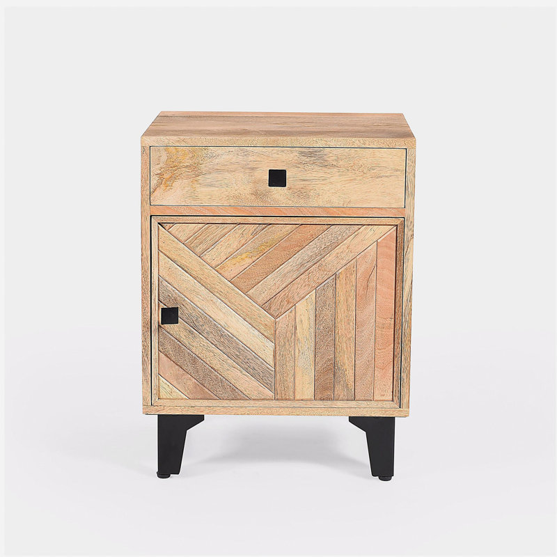 Table de chevet en bois massif