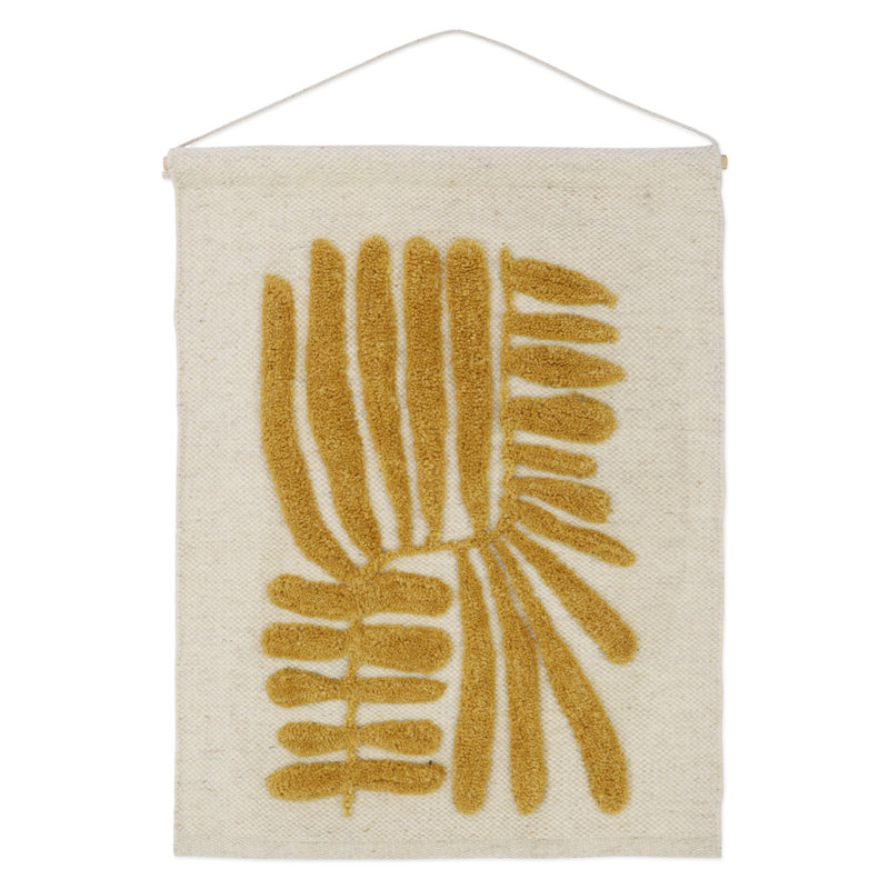 Wool Wall Hanging, Jaune
