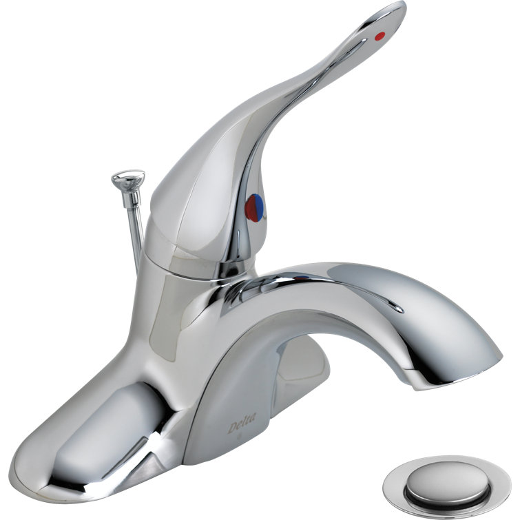 Centerset Lavatory Faucet with Pop-Up Drain
