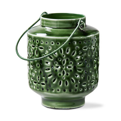 Aura Enamel Lantern Sm