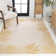 Auraya Coastal Cottage Palm Frond Border Yellow/Cream Indoor/Outdoor Rug