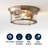 Ceballos Glass Flush Mount-1252815789
