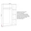 Sumrah 3 Door Manufactured Wood Wardrobe-1101164930