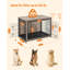 Meuble pour cage Lofland avec portes doubles pour petits et grands chiens-12038044-58613594