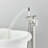 Floor Freestanding Tub Filler with Diverter-104343287