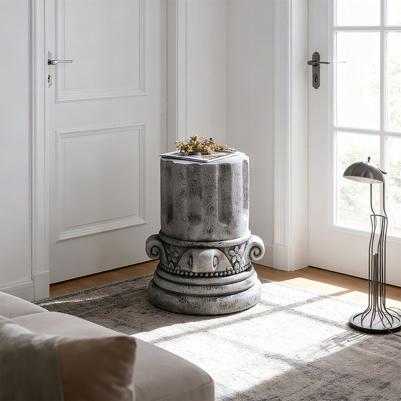 Tables de bout d'extérieur en ciment pour patio