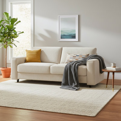 Modern Contemporary Upholstered Plush Tufted Sofa